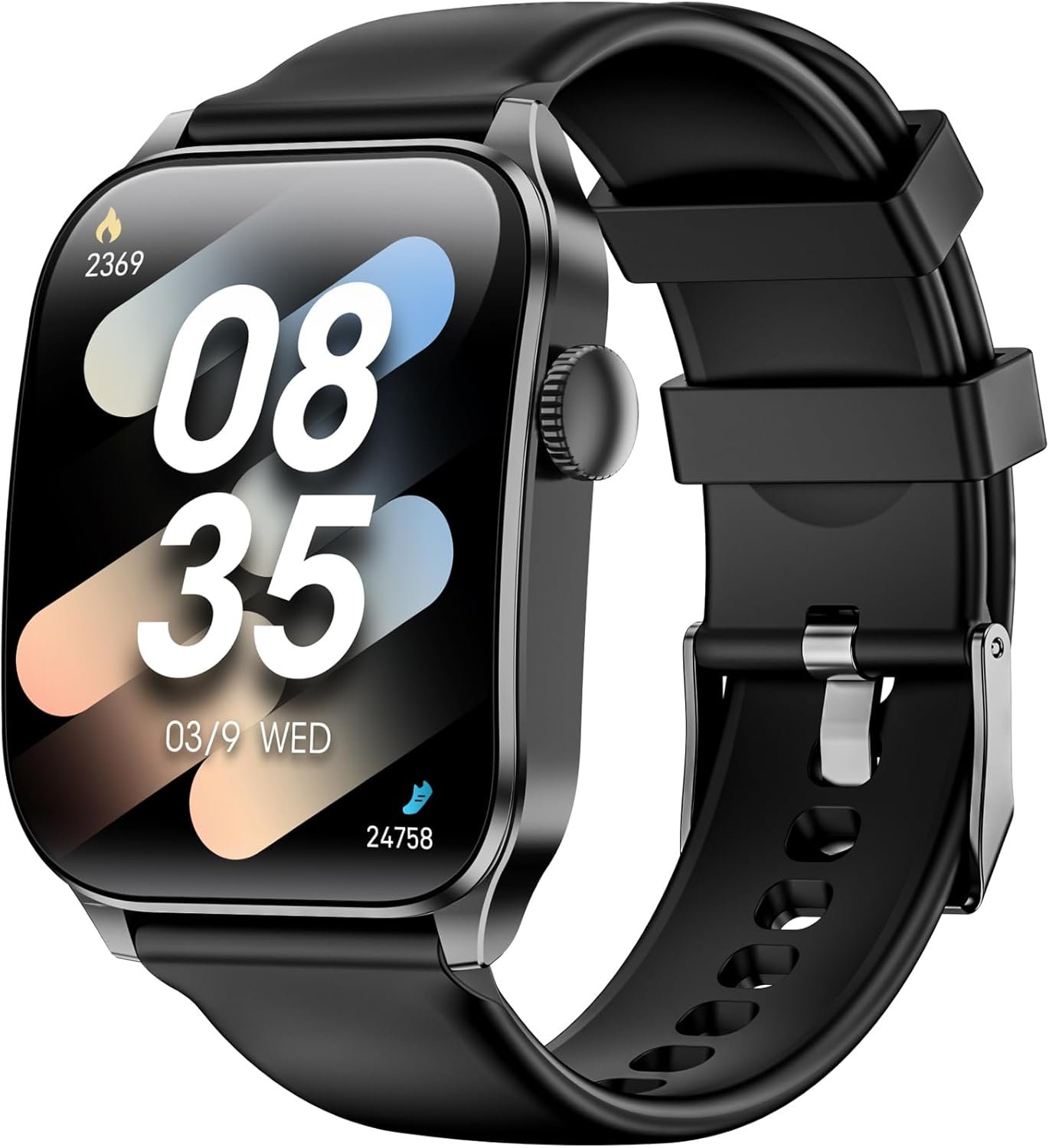 Curve Smart Watch for Men Women, 1.91" Smartwatches with 120+ Sport Modes, Fitness Tracker with Bluetooth Call, Heart Rate, Waterproof Activity Tracker Smartwatch for iOS Android Phone