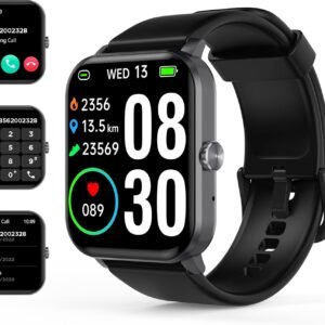 Smart Watch(Answer/Make Call), 1.85'' HD Smartwatch for Men Women, 2025 Fitness Tracker with 100+ Sport Modes,