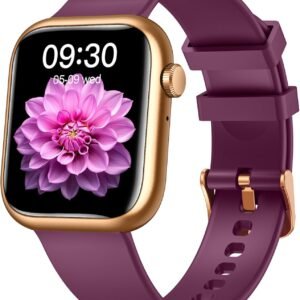 Smartwatch Women Fitness Tracker Watch: Red Smart Watches for Women Make Answer Bluetooth Call Android Phones iPhone Compatible 123+ Sport Modes IP68 Waterproof Digital Pedometer Heart Rate Monitor