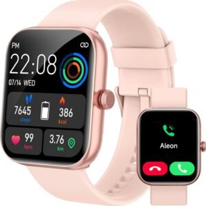 Smart Watch for Women, Smartwatch for iPhone & Android Bluetooth (Answer/Call) Built-in Alexa, 1.91" HD Fitness Tracker with 105+ Sport Modes, IP68 Waterproof, Sleep/Heart
