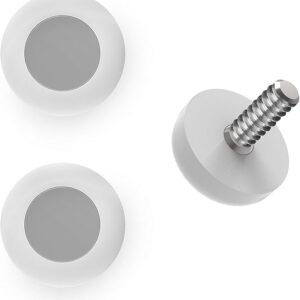 KeyCatch Magnetic Key Holder, Screw-In, White (Pack of 3)