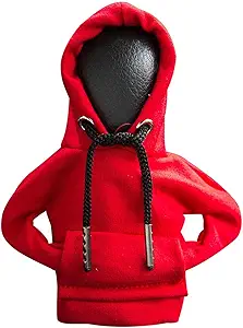 Gear Shift Hoodie,Shift Knob Hoodie,Gear Shift Cover,Funny Red Car Accessories,Car Decor and Interior（Red）