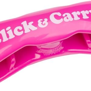 Click & Carry Grocery Bag Holder & Plastic Bag Carrier With Gel Padded Handle - Hands-Free Shopping Assistant for Multiple Bags, Paint Cans & Luggage - 100lb Capacity, As Seen on Shark Tank