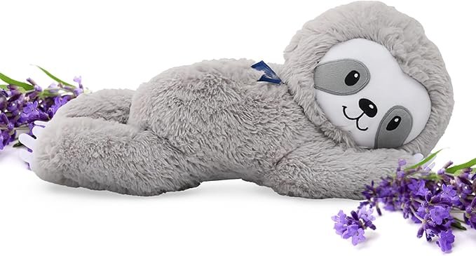Lilly's Love Heatable & Coolable Lavender Scented Stuffed Animal - Microwavable Heatable Pad for Kids & Adults - Machine Washable Plushie w/Removable Inner - Calming Stuffed Animal for Anxiety