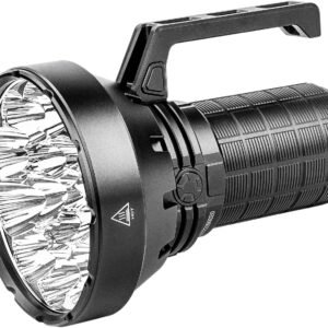 IMALENT SR16 Rechargeable Flashlight 55000 Lumens Super Bright Led Flashlight, with Cree XHP50.3 HI LEDs Waterproof Spotlight Flashlight Long Beam 1715 Meters for Emergency