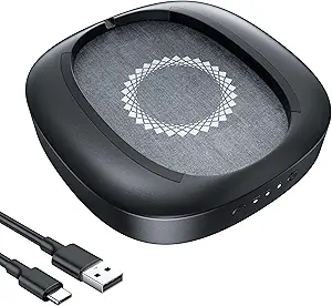 MEKASS Mouse Mover with Adjustable Interval Timer and Ultra-Silent Motor, Mouse Jiggler Simulates Real Mouse Movement, No Need Software, Mouse Jiggers for Keeping Computer Awake(Black)