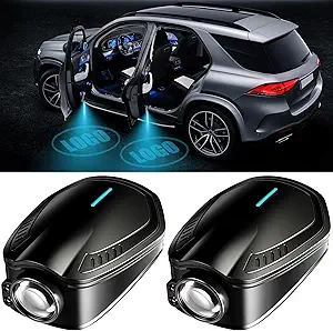 Car Door Lights,Door Lights Logo Projector Rechargeable,Car Door Projector Lights,HD Car Welcome Light for Cars Use at Night 2pcs. (for HOO-NN- DD)